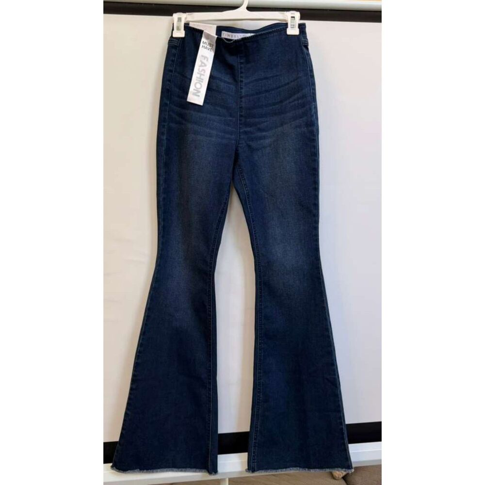 Denim Stretch Flat Front